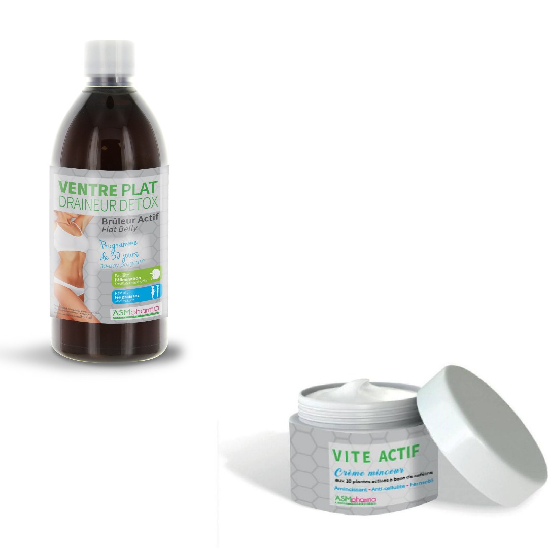Le pack Crème/Ventre plat + 1 Ventre plat OFFERT
