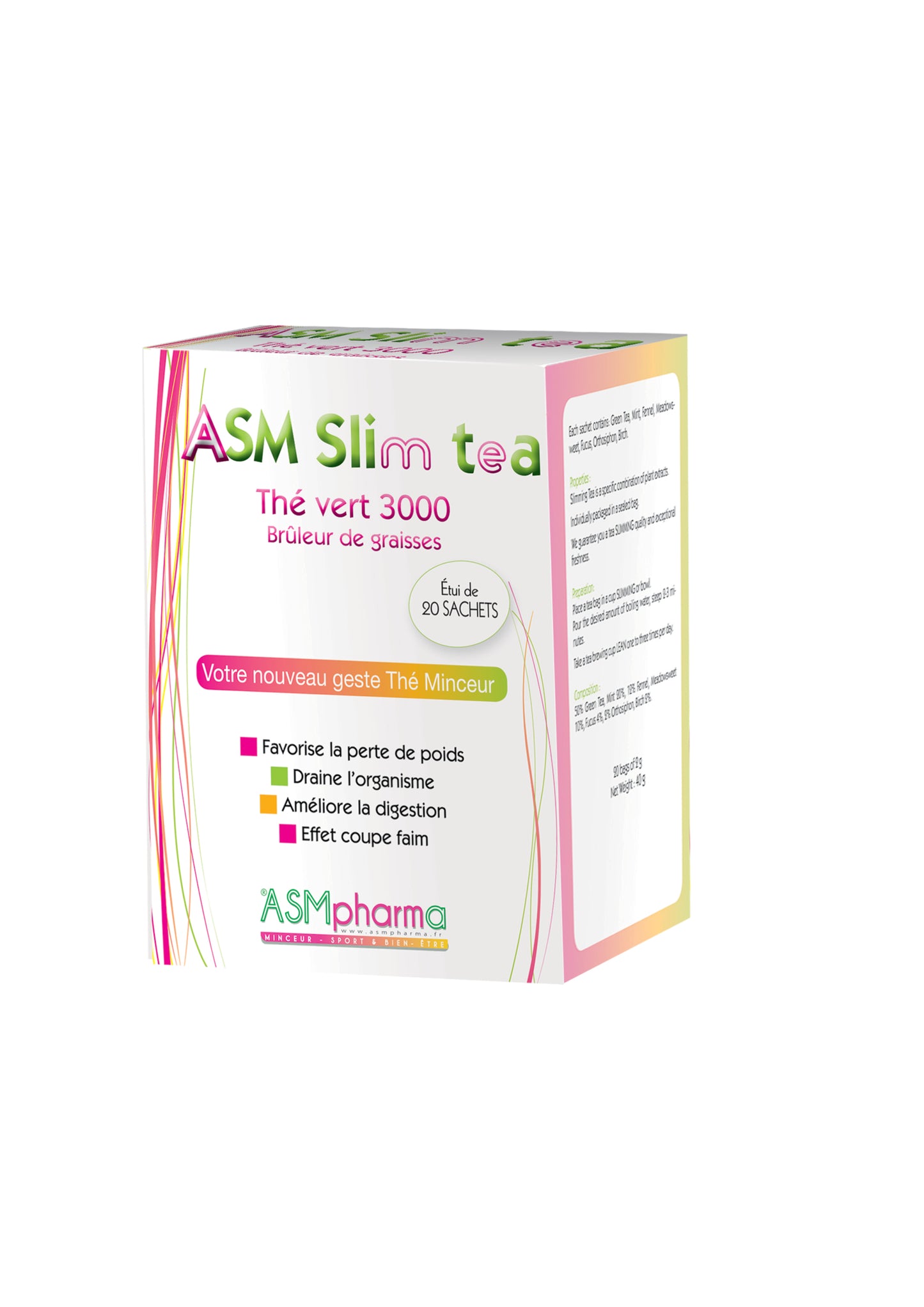 ASM SLIM TEA : Thé vert à infuser